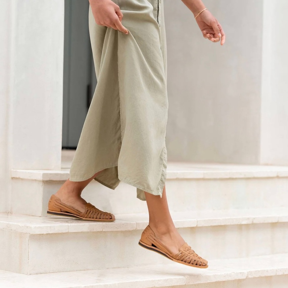 Nisolo Almond Women's Hurache Sandal 8.5